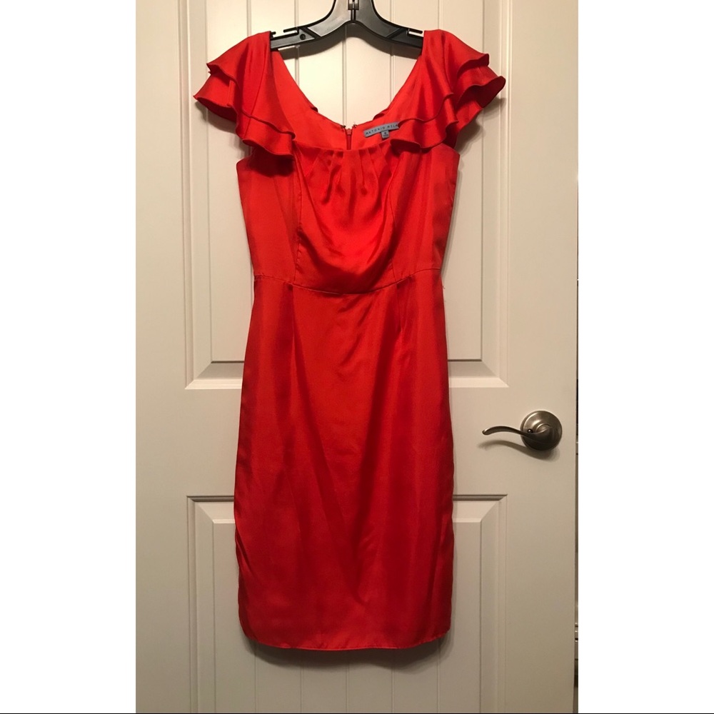Antonio Melani silk fitted dress
